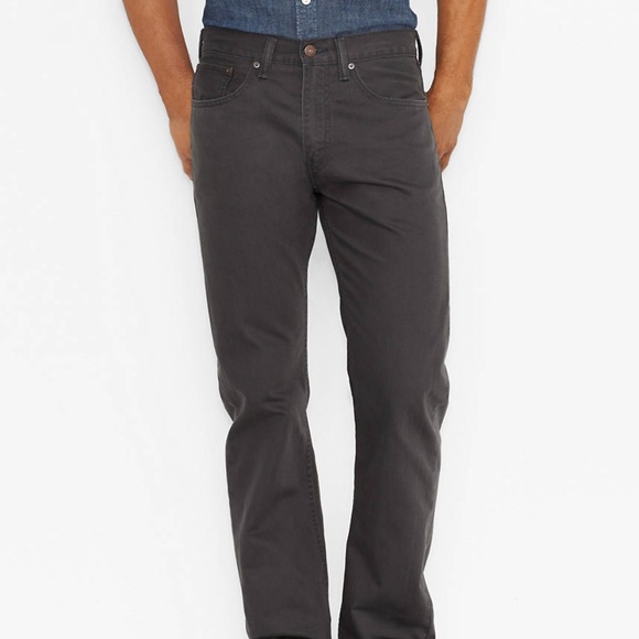 Levi's Other - Men's 505 Levis Regular Fit Distressed Black Jeans